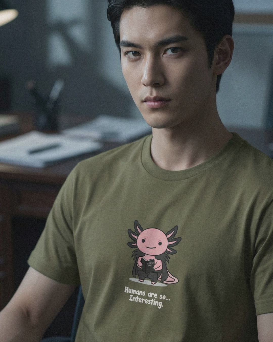 Humans Are So Interesting T-Shirt – Funny Death Note Musical Parody Tee, Ryuk Inspired Shirt, Musical Theatre Broadway Gift